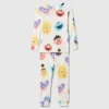 Bebé y Niño: Conjunto de pijama orgánico de algodón cepillado de Barrio Sésamo