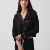 Blusa corta de pijama de modal súper suave