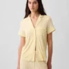 Blusa de pijama de modal ultra suave para la parte de arriba