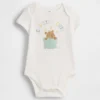Body con diseño gráfico de algodón orgánico «Baby First Favorites»