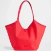 Bolso tote holgado de lona