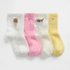 Calcetines Brannan Bear Ice Cream para bebés y niños (paquete de 4)
