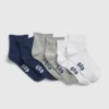 Calcetines cortos para niños (paquete de 3)