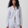 Camisa de pijama de popelín