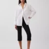 Camisa grande de algodón orgánico tipo Oxford