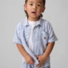Camisas de lino y algodón para bebés y niños