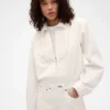 Camisas de mezclilla con cremallera GAP × Victoria Beckham