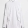 Camisas premamá modernas de cuello alto