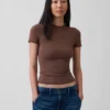 Camiseña de jersey de punto tupido