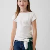 Camiseta ajustada de manga corta para niños