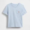 Camiseta con bolsillo para bebés y niños pequeños, combinable