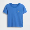 Camiseta con bolsillo para bebés y niños pequeños, combinable