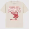 Camiseta con diseño de canasta de baloncesto de la Universidad Estatal de San Diego