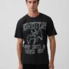 Camiseta con diseño de Led Zeppelin de corte holgado