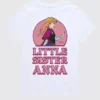 Camiseta con diseño gráfico de manga corta «La hermana pequeña Anna» de Frozen para niños pequeños con pantalones cortos
