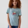 Camiseta con diseño gráfico para niños