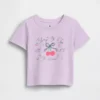 Camiseta con estampado para bebés y niños, combinable