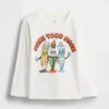 Camiseta con estampado para bebés y niños, combinable