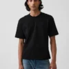 Camiseta corta de peso pesado para adultos