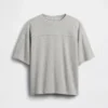 Camiseta de algodón de peso pesado con costuras para niños