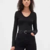 Camiseta de canalé moderna