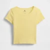 Camiseta de canalé para bebés y niños pequeños, combinable