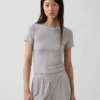 Camiseta de pijama de modal acanalado ultra suave