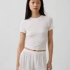 Camiseta de pijama de modal acanalado ultra suave