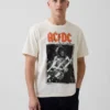 Camiseta gráfica holgada de AC/DC