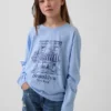Camiseta gráfica holgada para niños