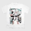 Camiseta infantil con diseño de viñetas de Superman
