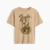 Camiseta infantil holgada con diseño gráfico