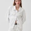 Chaqueta de mezclilla icónica de corte oversize