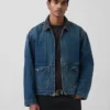 Chaqueta de trabajo de mezclilla