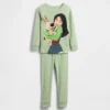Conjunto de pijama de algodón orgánico cepillado GAP × Disney para Bebé y Niño