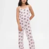 Conjunto de pijama de camiseta sin mangas reciclada para niños con Snoopy