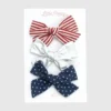 El juego de broches con moño de Lauren