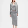 Falda midi elástica CashSoft