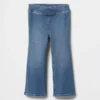 Jeggings acampanados de mezclilla para bebés y niños