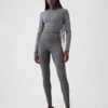 Leggings de jersey de talle alto GapFit Smooth
