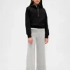 Leggings de pierna ancha con dobladillo para niños