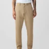 Pantalones caqui modernos de corte cónico
