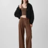 Pantalones cómodos de talle bajo GapFit Tech