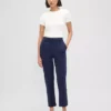 Pantalones cortos ajustados de doble tejido y talle alto