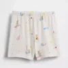 Pantalones cortos de algodón orgánico «Baby First Favorites» con osito de playa