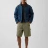 Pantalones cortos de carpintero de mezclilla holgados de 9"