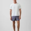 Pantalones cortos de pijama de tela Oxford