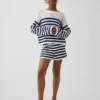 Pantalones cortos fáciles de poner a rayas de ganchillo para niños