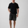Pantalones cortos holgados de mezclilla de 10.5"