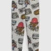 Pantalones de chándal con estampado para niños pequeños GAP × Rock the Bells